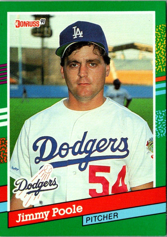 1991 Donruss Jimmy Poole #655 Rookie