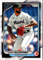 2024 Bowman Green Pattern Sandy Alcantara #8
