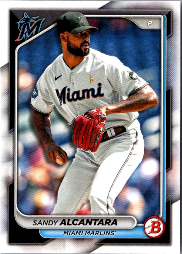 2024 Bowman Green Pattern Sandy Alcantara #8