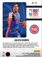 2022 Panini Contenders 2022 Draft Class Jalen Duren #18