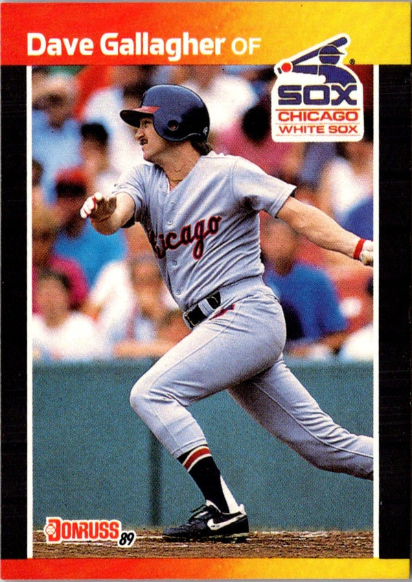 1989 Donruss Dave Gallagher #384 Rookie