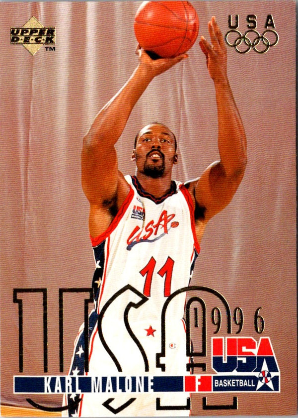 1995 Upper Deck Electric Court Gold Karl Malone #318