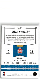 2020 Panini Chronicles Isaiah Stewart
