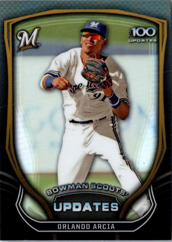 2015 Bowman Chrome Scouts Update Orlando Arcia #BSU-OA