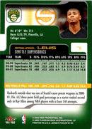 2001 Fleer Focus Rashard Lewis