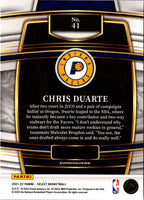 2021 Panini Chris Duarte #41 Rookie