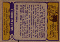 1979 Topps Mack Mitchell #93