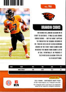 2021 Panini Contenders Draft Picks Game Ticket Red Brandin Cooks