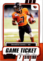 2021 Panini Contenders Draft Picks Game Ticket Red Brandin Cooks #96