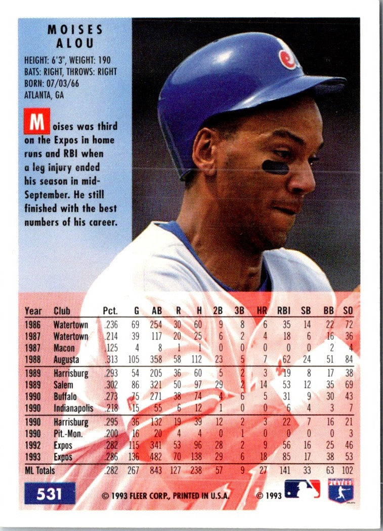 1994 Fleer Moises Alou