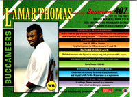 1993 Bowman Lamar Thomas #407 Rookie