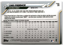 2020 Topps Chrome Chris Paddack