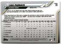 2020 Topps Chrome Chris Paddack #39