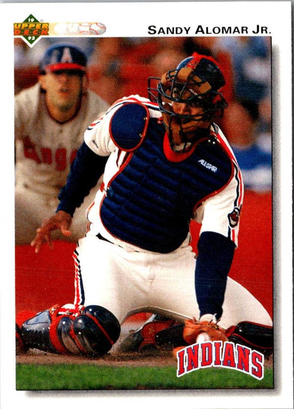 1992 Upper Deck Gold Hologram Sandy Alomar Jr. #156