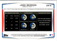 2014 Bowman Draft Picks & Prospects Chrome Top Jose Berrios #CTP-19