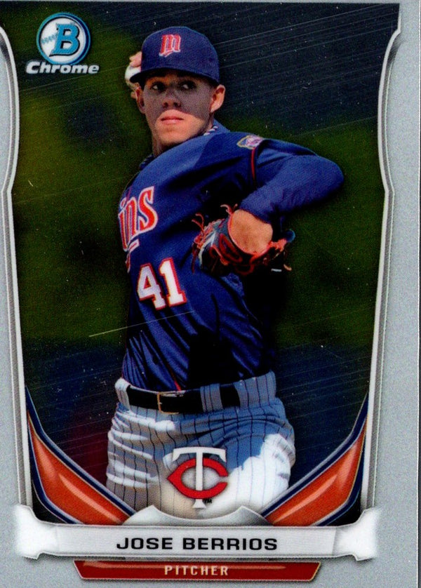 2014 Bowman Draft Picks & Prospects Chrome Top Jose Berrios #CTP-19