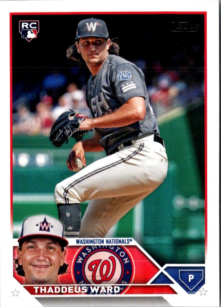 2023 Topps Update Thaddeus Ward