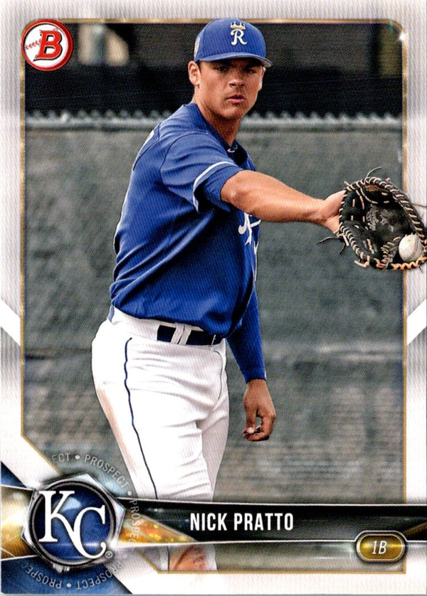 2018 Bowman Draft Nick Pratto #BD-98