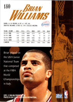 1995 SkyBox Premium Brian Williams #180