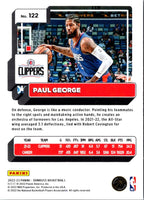 2022 Donruss Holo Laser Red/Gold Paul George #122
