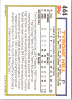 1992 Topps Tyrone Hill #444 Rookie