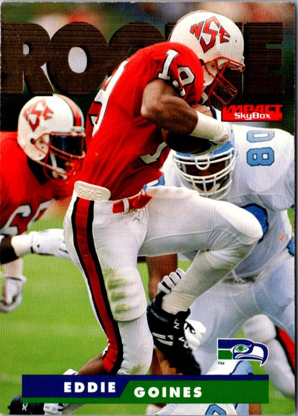 1995 SkyBox Impact Eddie Goines #193 Rookie