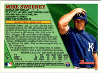1996 Bowman Mike Sweeney #334 Rookie