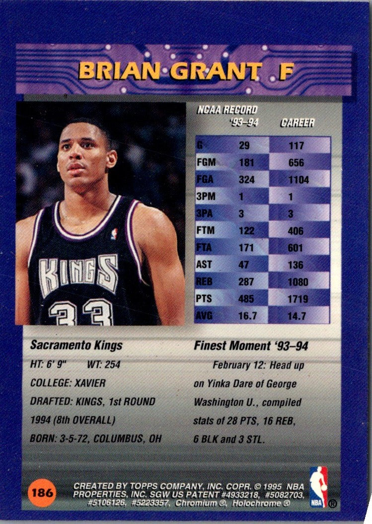 1994 Finest Brian Grant