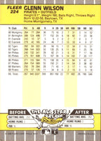 1989 Fleer Glenn Wilson #224