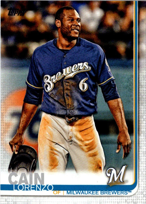 2019 Topps Milwaukee Brewers Lorenzo Cain #MB-2