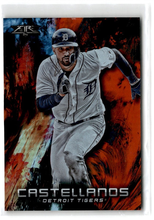 2018 Topps Fire Orange Nicholas Castellanos #89 252/299