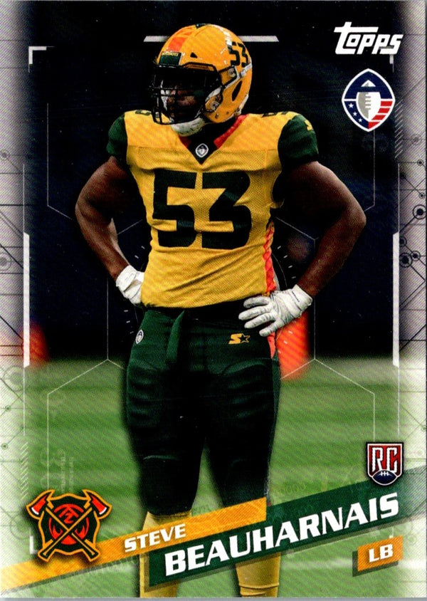 2019 Topps AAF Steve Beauharnais #50 Rookie