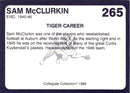 1989 Collegiate Collection Auburn Coke 580 Sam McClurkin