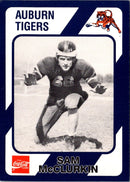 1989 Collegiate Collection Auburn Coke 580 Sam McClurkin