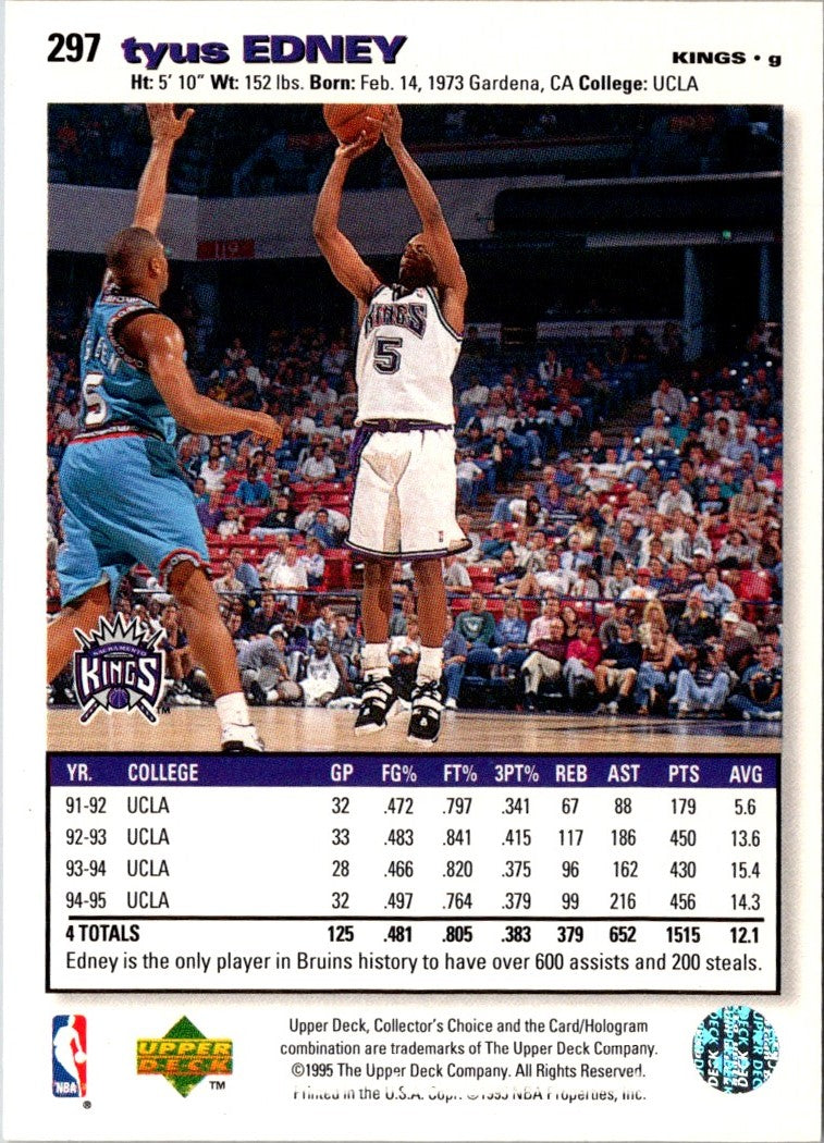 1995 Collector's Choice Tyus Edney