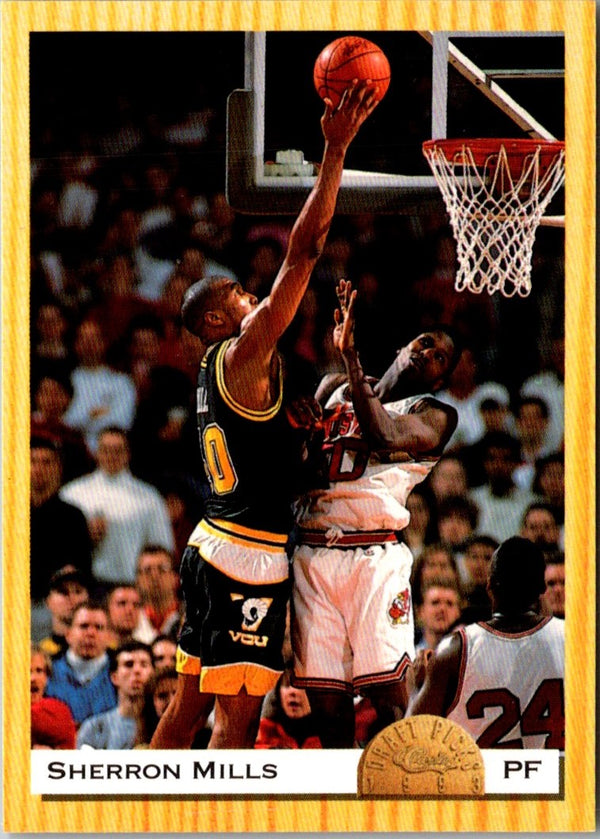 1993 Classic Draft Picks Gold Sherron Mills #95