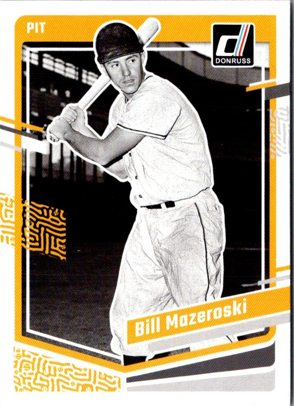 2023 Donruss Holo Orange Bill Mazeroski #198