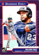 2021 Donruss Holo Purple Nelson Cruz