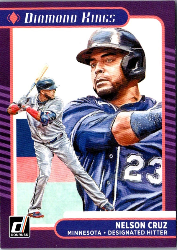 2021 Donruss Holo Purple Nelson Cruz #6