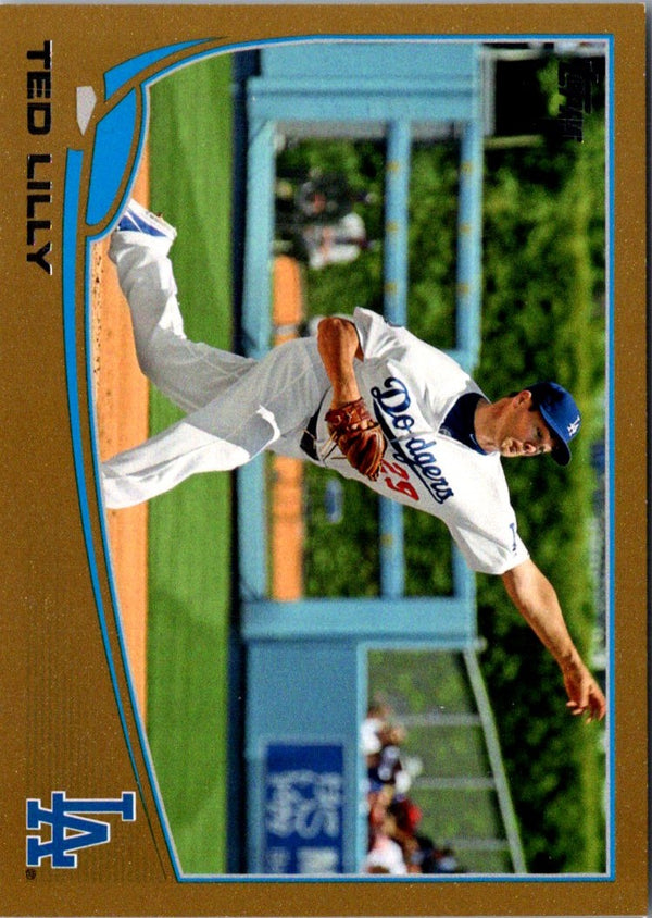 2013 Topps Gold Ted Lilly #263 0163/2013