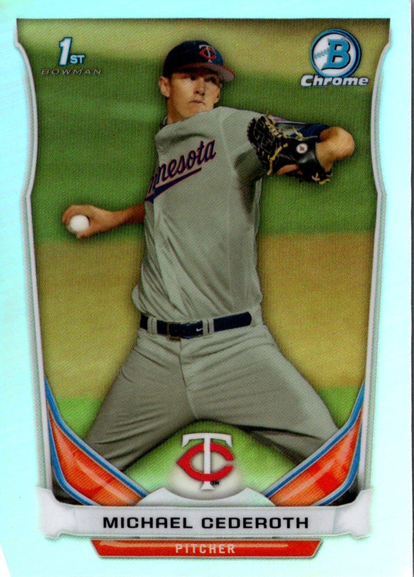 2014 Bowman Draft Picks & Prospects Chrome Michael Cederoth #CDP93