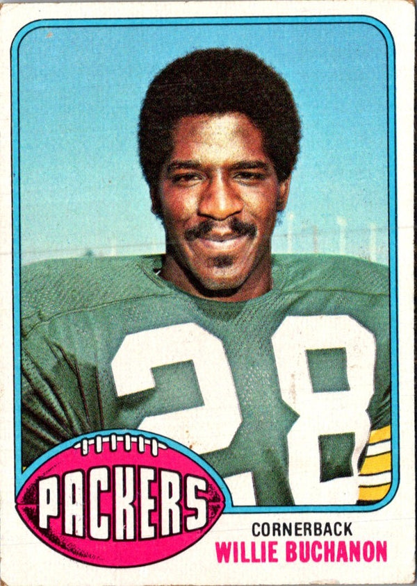 1976 Topps Willie Buchanon #19