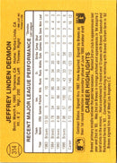 1987 Donruss Jeff Dedmon