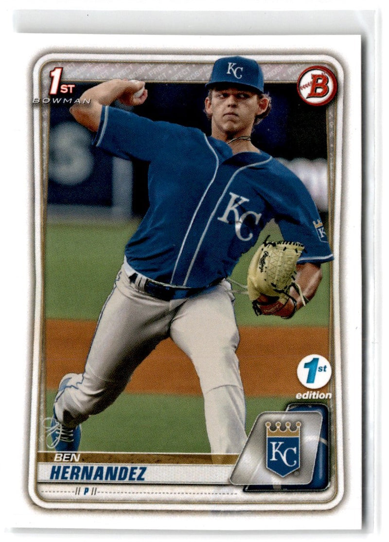 2020 Bowman Draft 1st Edition Ben Hernandez