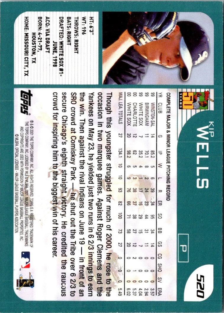 2001 Topps Kip Wells