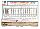 1992 Topps Traded Archi Cianfrocco