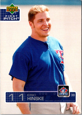 2003 Upper Deck First Pitch Eric Hinske #52
