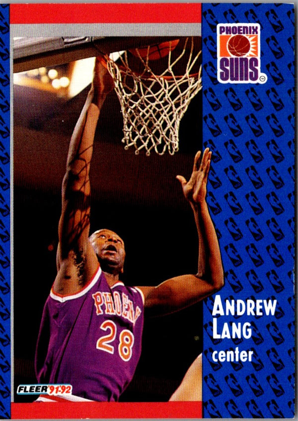 1991 Fleer Andrew Lang #340