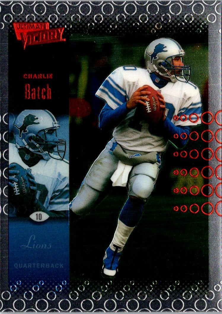 1998 Upper Deck Ultimate Victory Charlie Batch