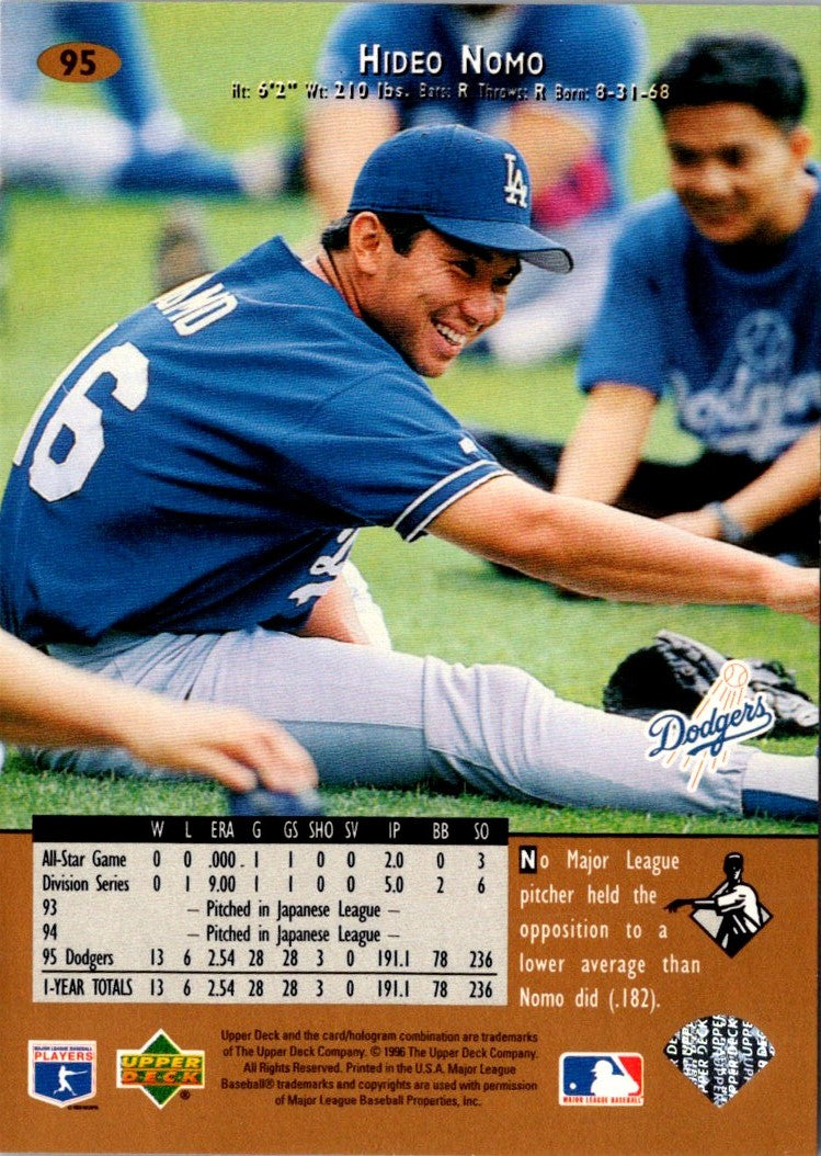 1996 Upper Deck Hideo Nomo